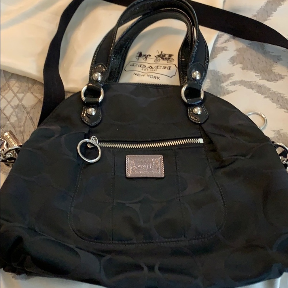 Black Coach Poppy bag
